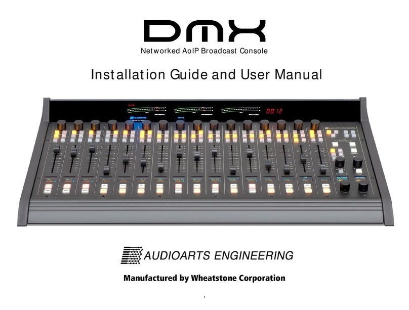 AudioArts Engineering DMX-8 Installation guide and user's manual AudioArts Engineering DMX-8 Installation guide and user's manual