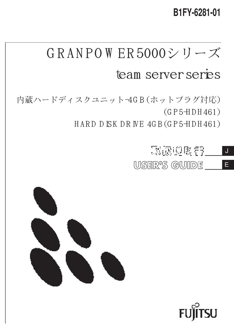 Fujitsu GRANPOWER 5000 GP5-HDH461 User manual