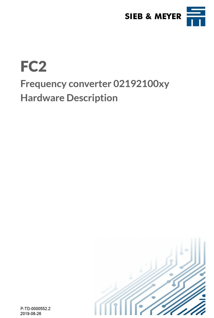 SIEB & MEYER FC2 User manual
