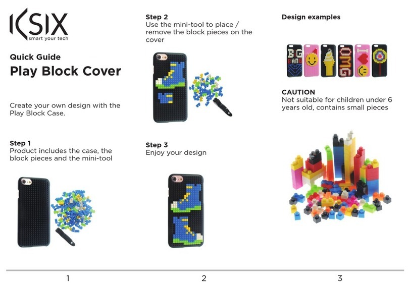 KSIX Play Block Cover User manual
