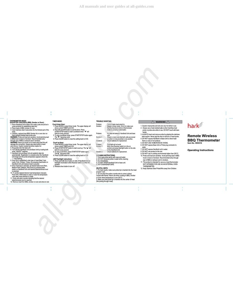 Hark HK0316 operating instructions