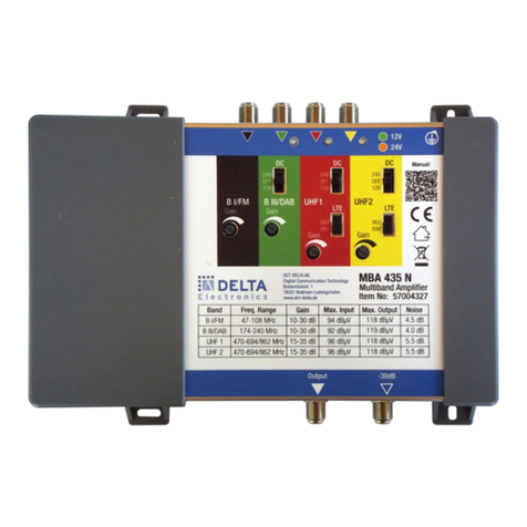 Delta Electronics MBA 435 N user manual