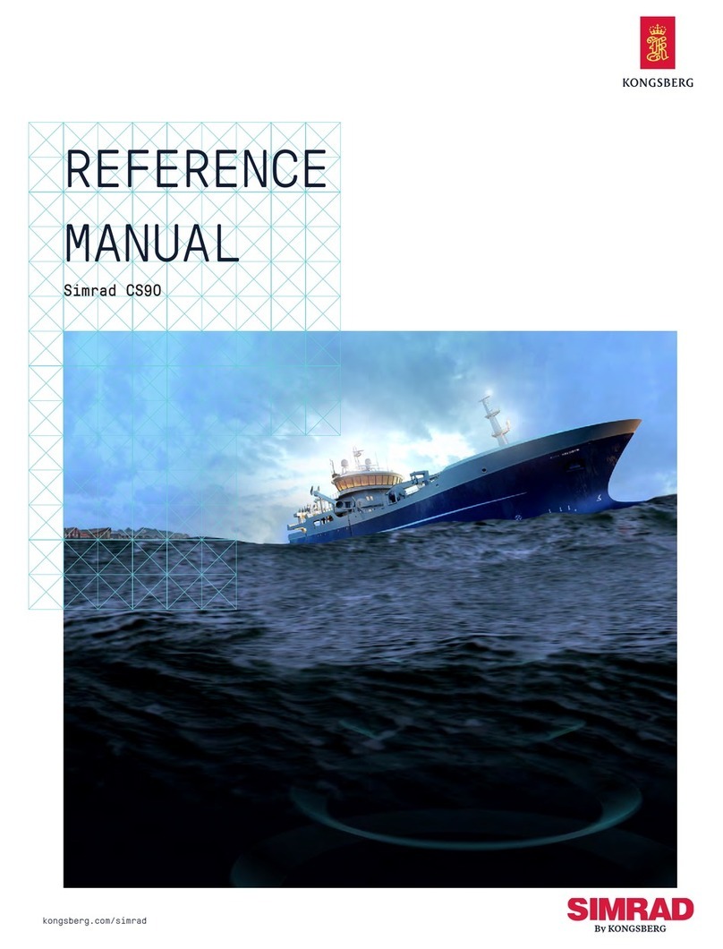 Kongsberg Simrad CS90 Reference manual