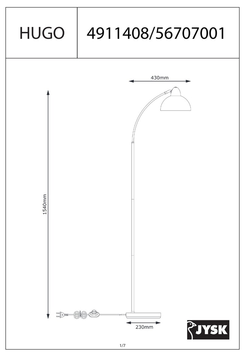 Jysk HUGO manual