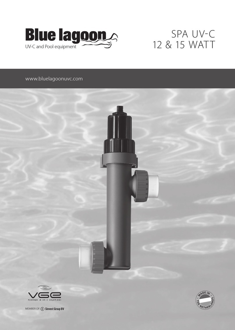 VGE Blue Lagoon SPA UV-C 12 WATT manual