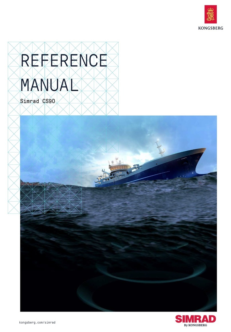 Kongsberg Simrad CS90 Reference manual