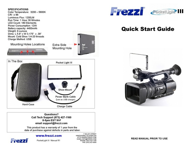 Frezzi PockerLight III quick start guide
