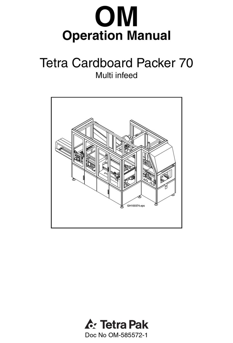 Tetra Pak Tetra Cardboard Packer 70 Operation manual