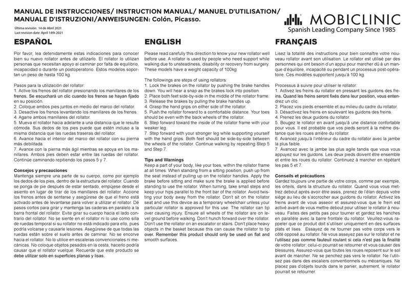 Mobiclinic Colon instruction manual
