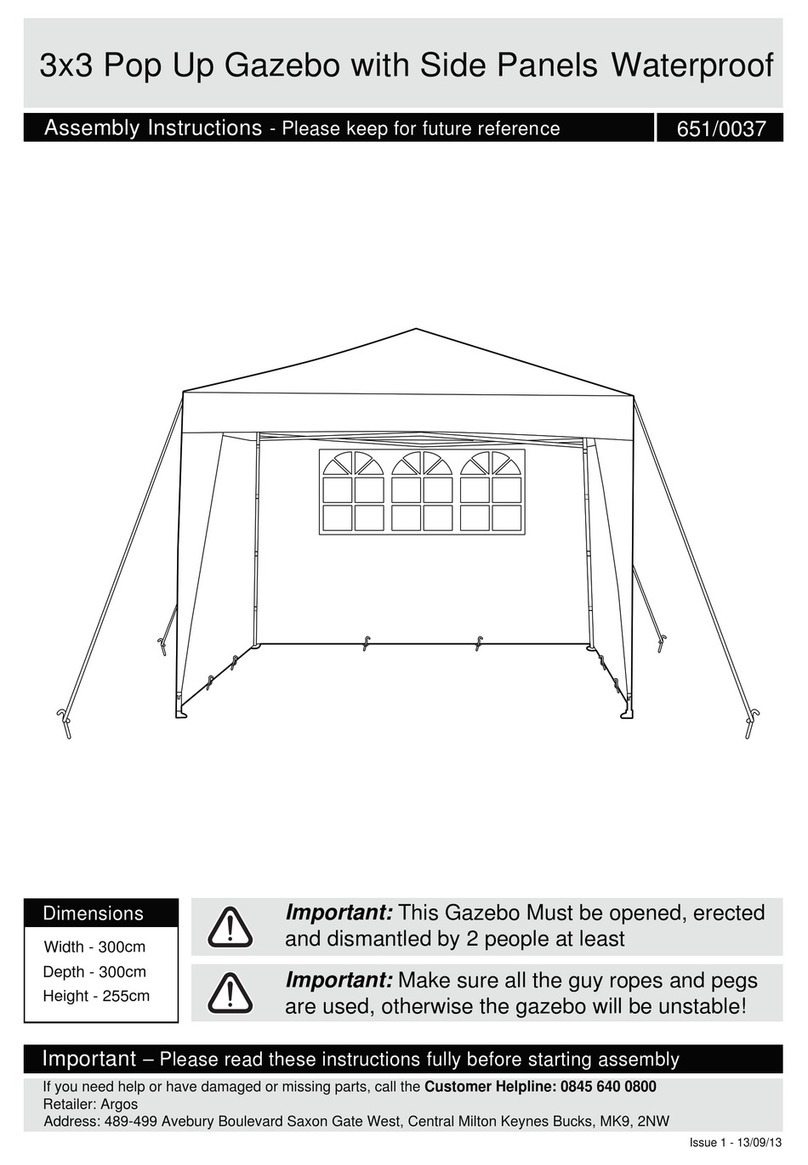 Argos 651/0037 Assembly instructions
