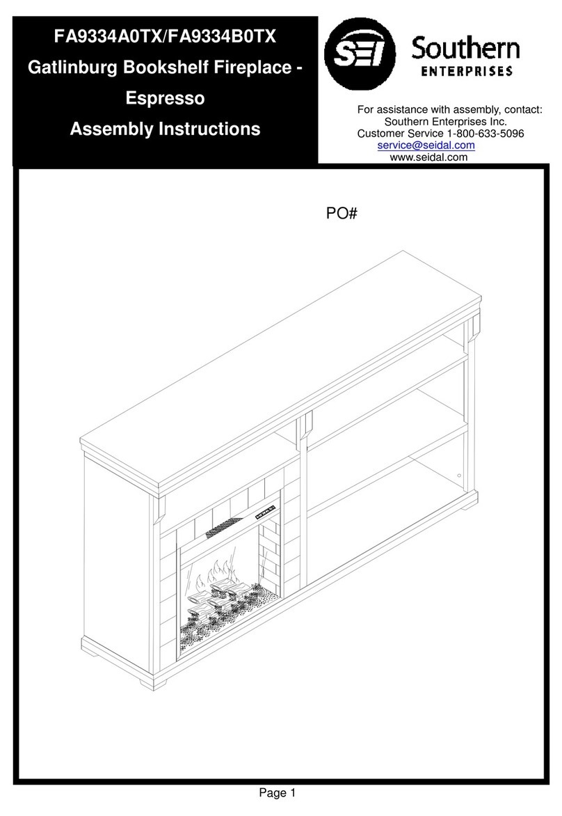 Southern Enterprises FA9334A0TX Assembly instructions