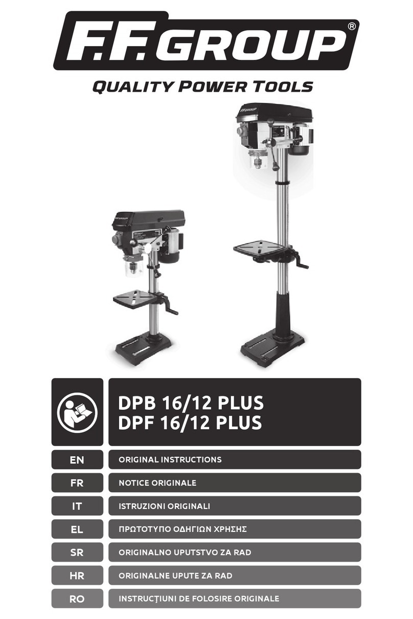 F.F. Group DPB 16 PLUS Original instructions