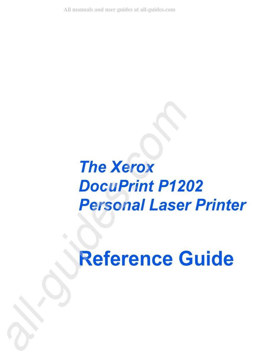 Xerox DocuPrint P1202 User manual