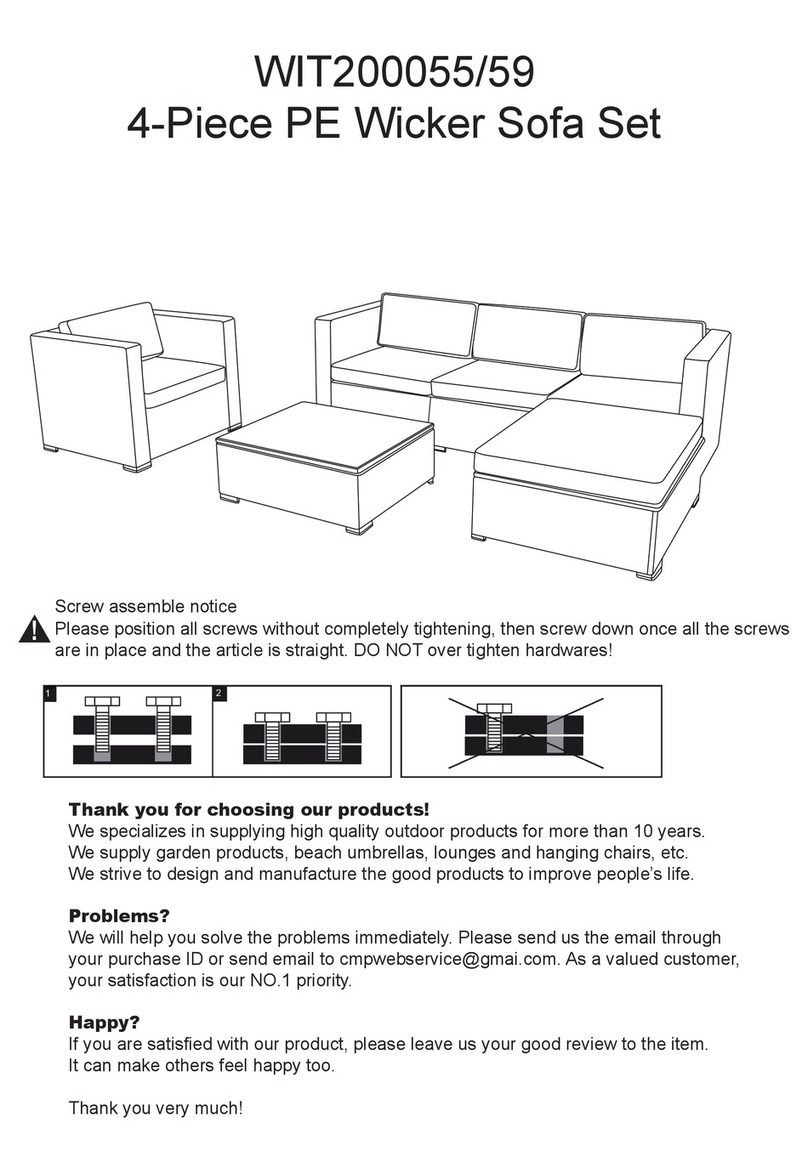 overstock WIT200055 Assembly instructions