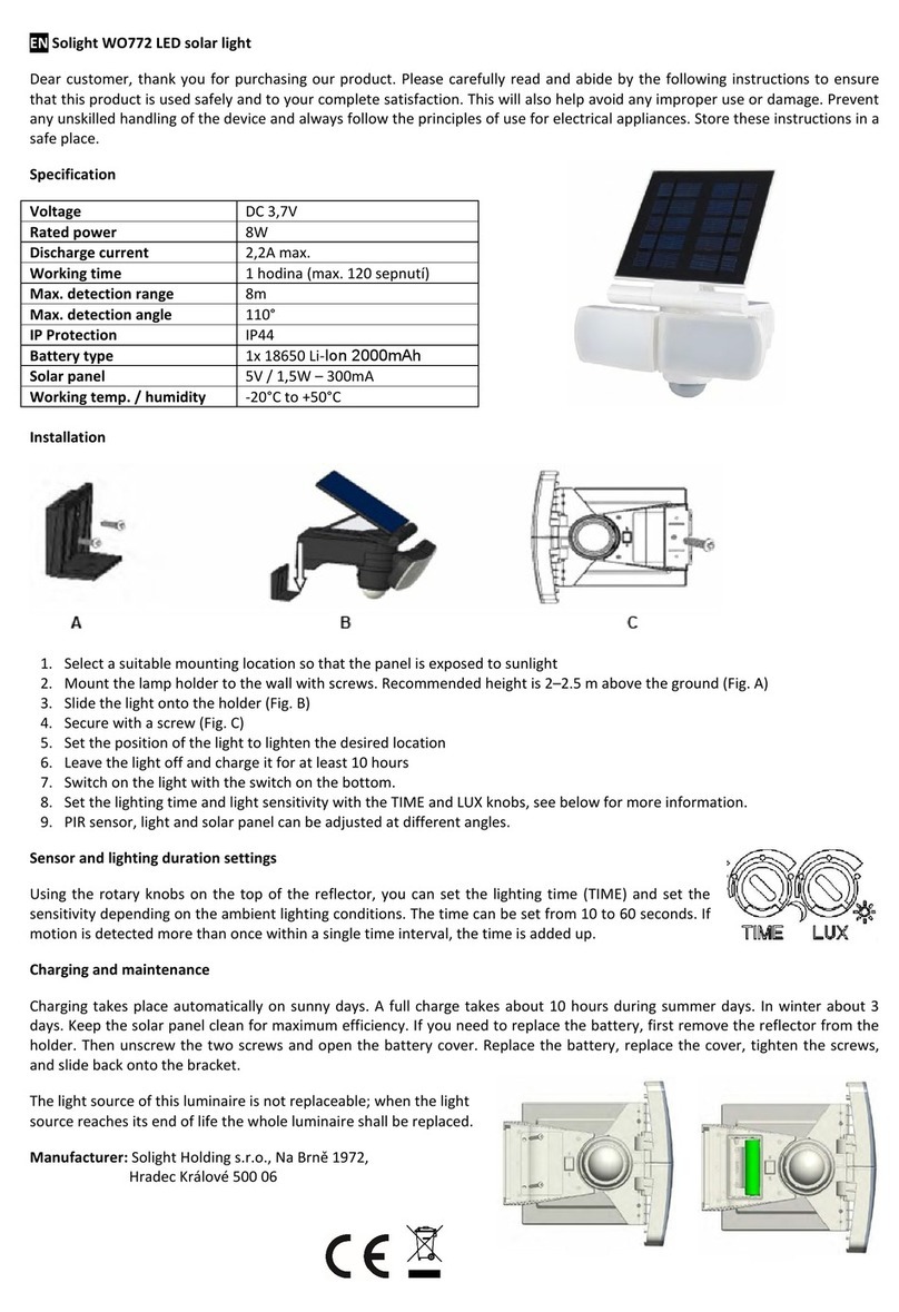 Solight WO772 quick start guide