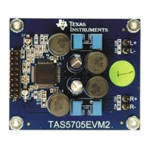 Texas Instruments TAS5705EVM2 User manual