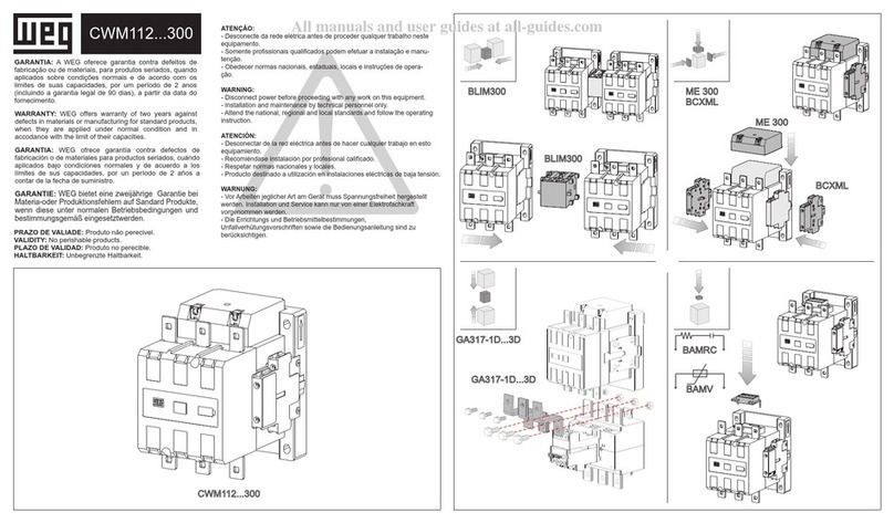 WEG CWM Series Instruction manual