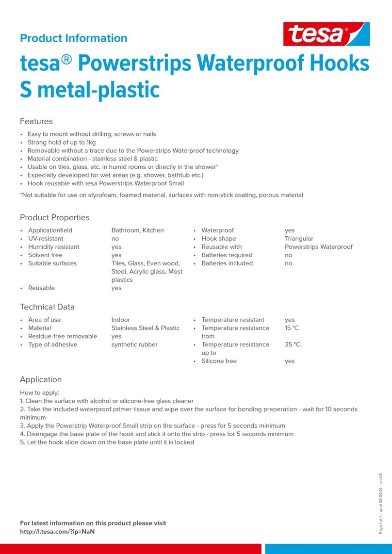 TESA Powerstrips 59783-00000-00 Product information