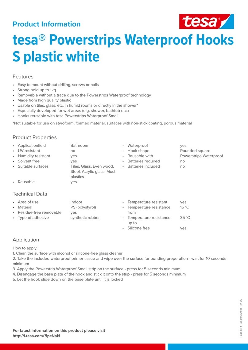 TESA Powerstrips 59782-00000-00 Product information