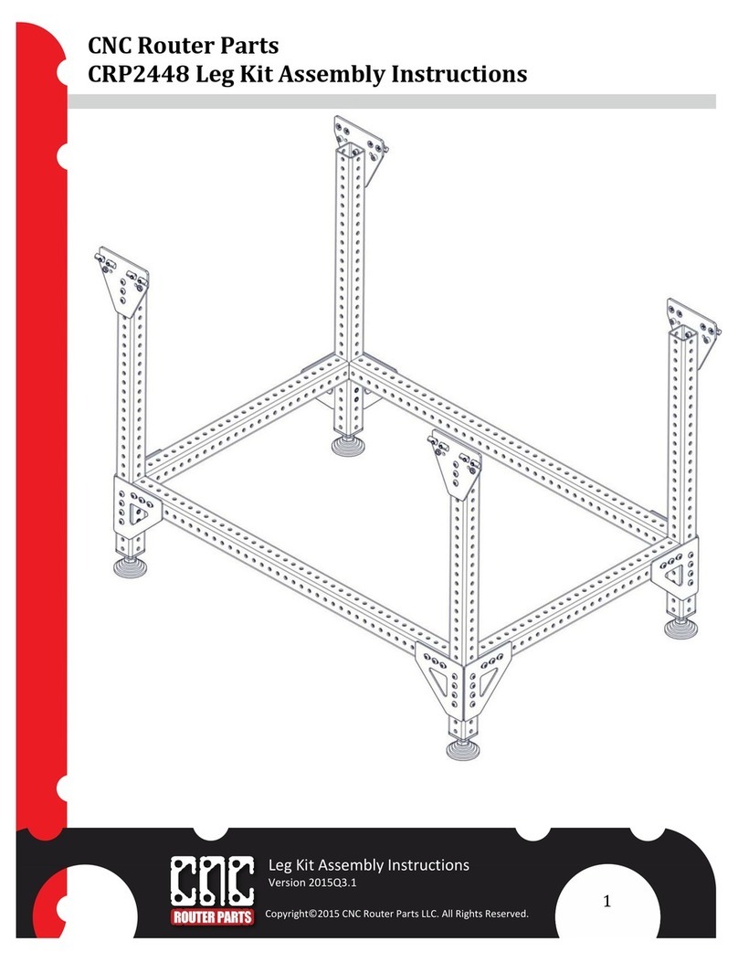 CNC Router Parts CRP2448 Assembly instructions