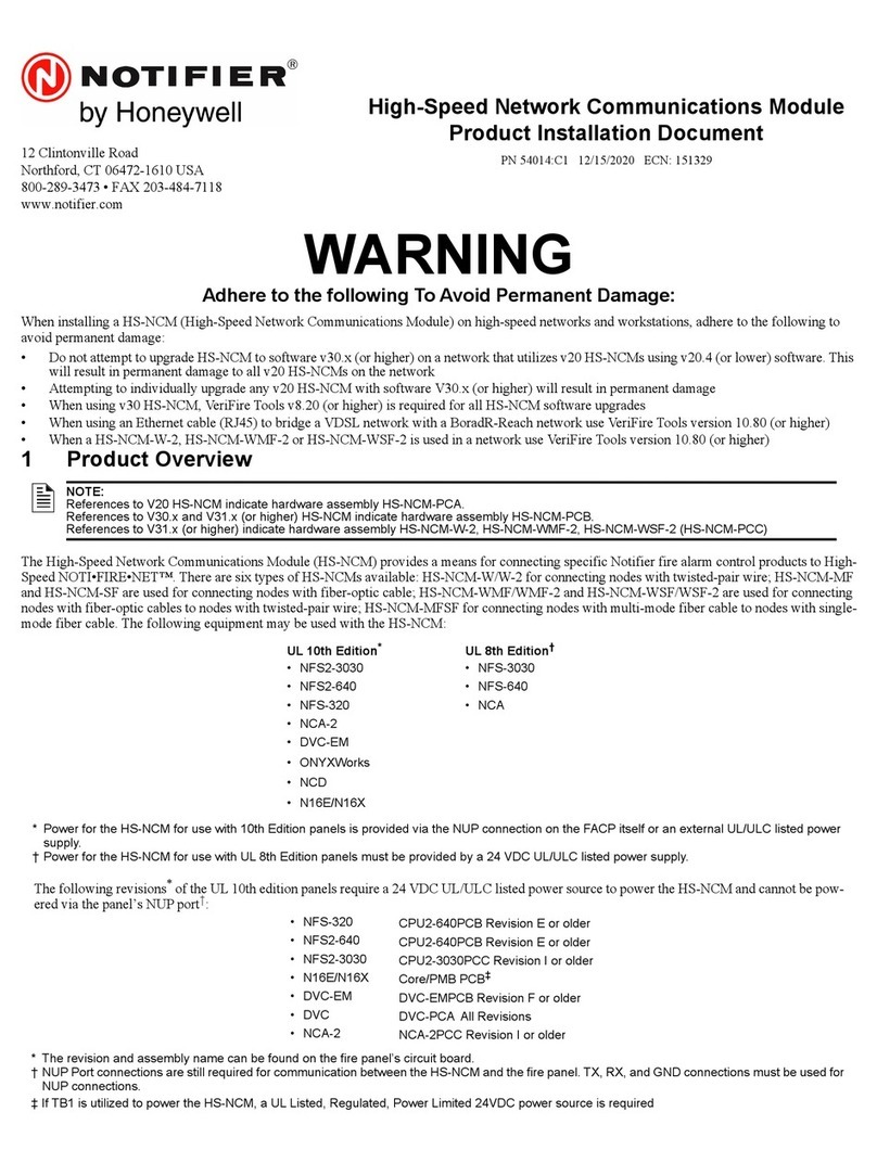 Honeywell nfs2-3030 Technical manual