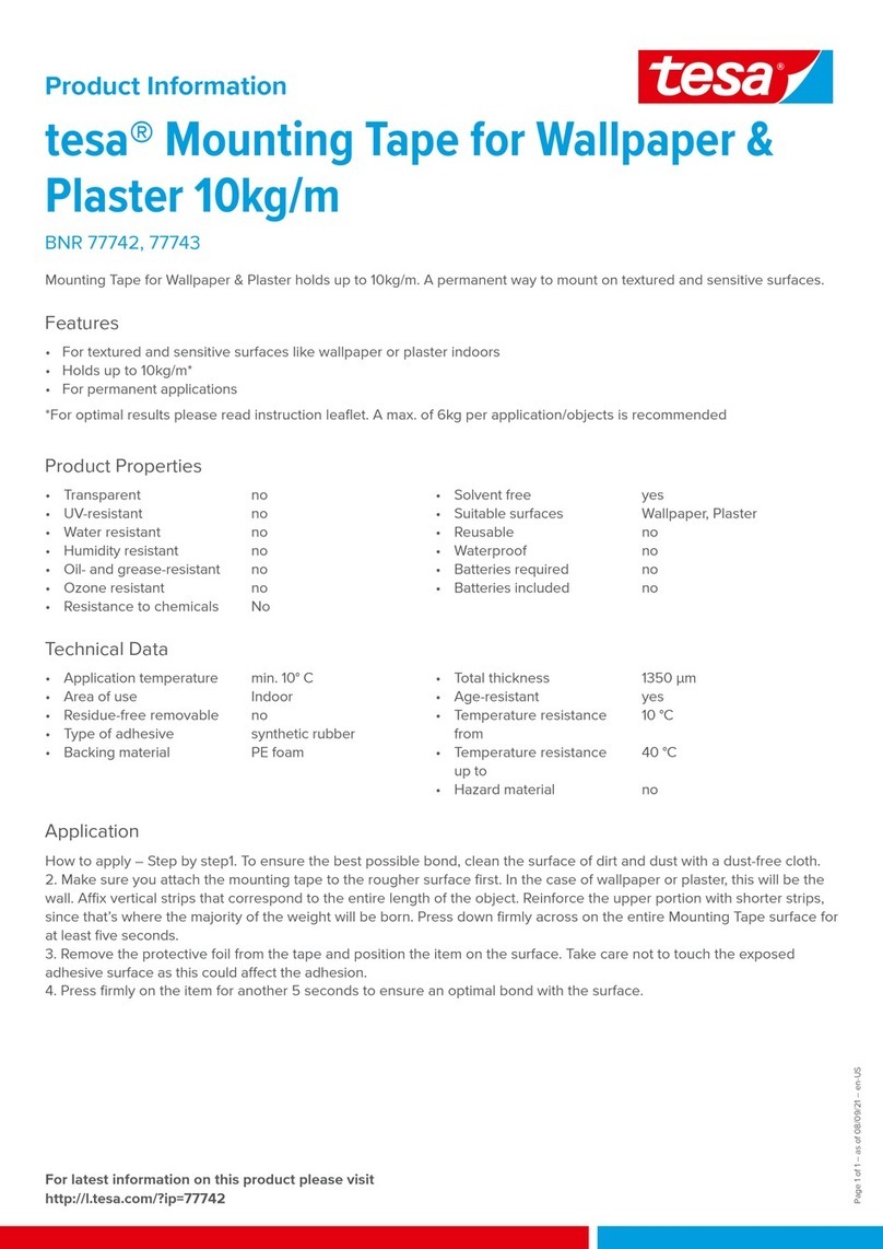 TESA BNR 77742 Product information