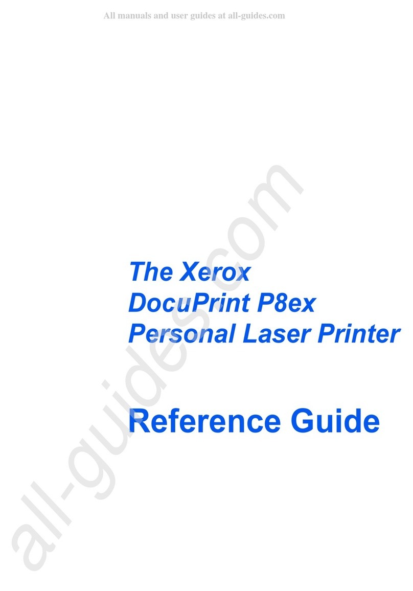 Xerox DocuPrint P8EX User manual