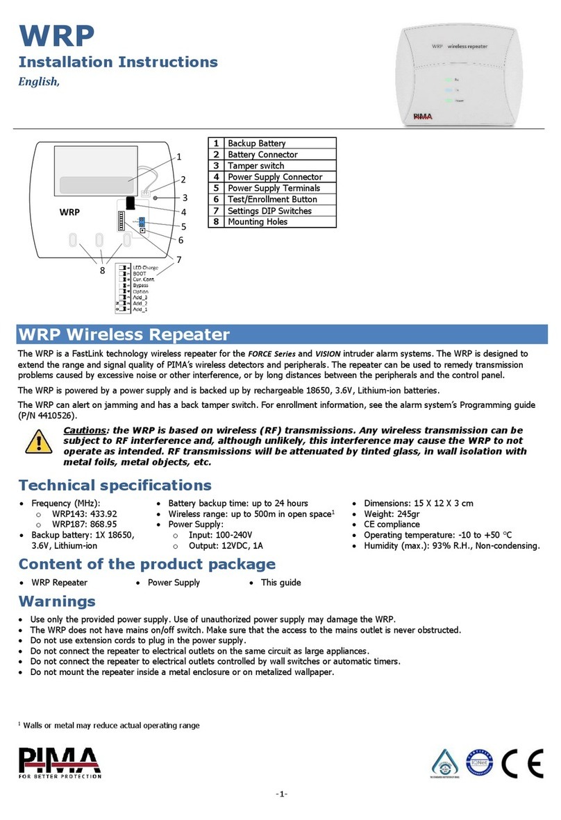 Pima WRP User manual