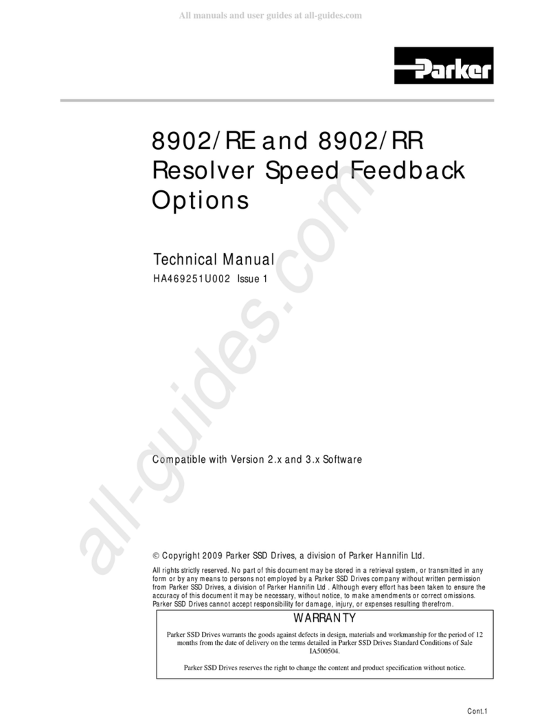 Parker 8902/RE Technical manual