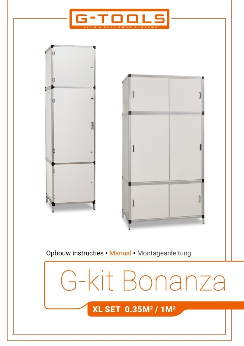 G-Tools G-kit Bonanza XL SET 0.35M2 Assembly instructions G-Tools G-kit Bonanza XL SET 0.35M2 Assembly instructions