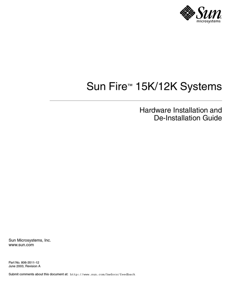 Sun Microsystems Sun Fire 15K Hardware installation guide