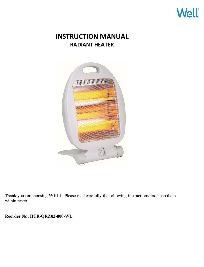 Well HTR-QRZ02-800-WL instruction manual