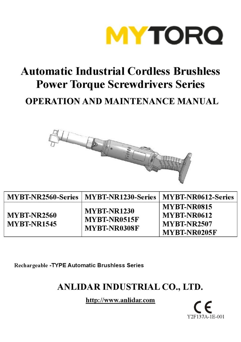 MYTORQ MYBT-NR2560 Series User manual MYTORQ MYBT-NR2560 Series User manual