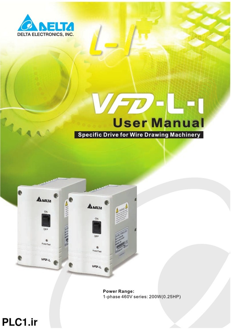 Delta VFD-L-I Series User manual