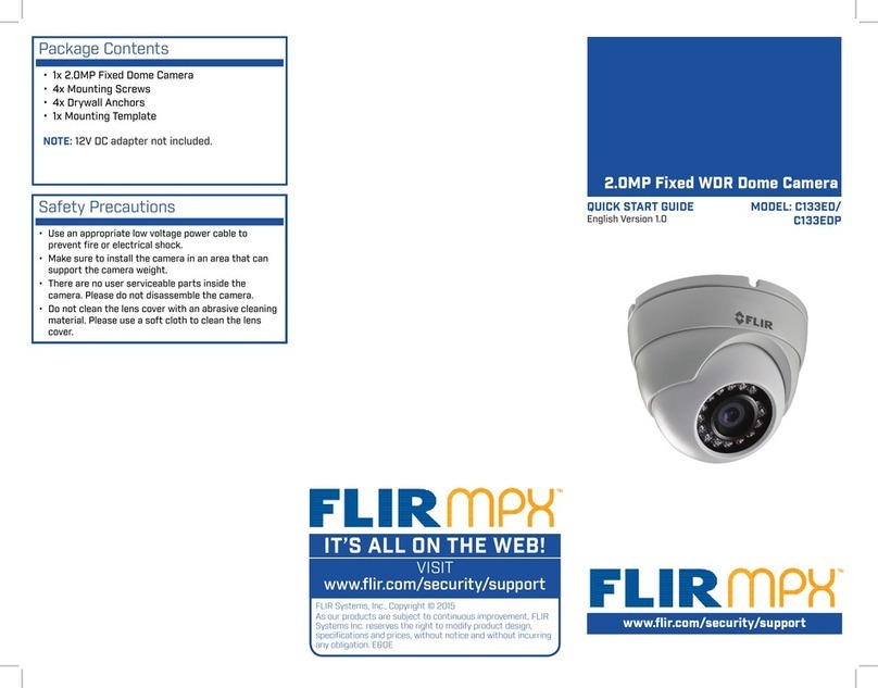 FLIR C133ED quick start guide