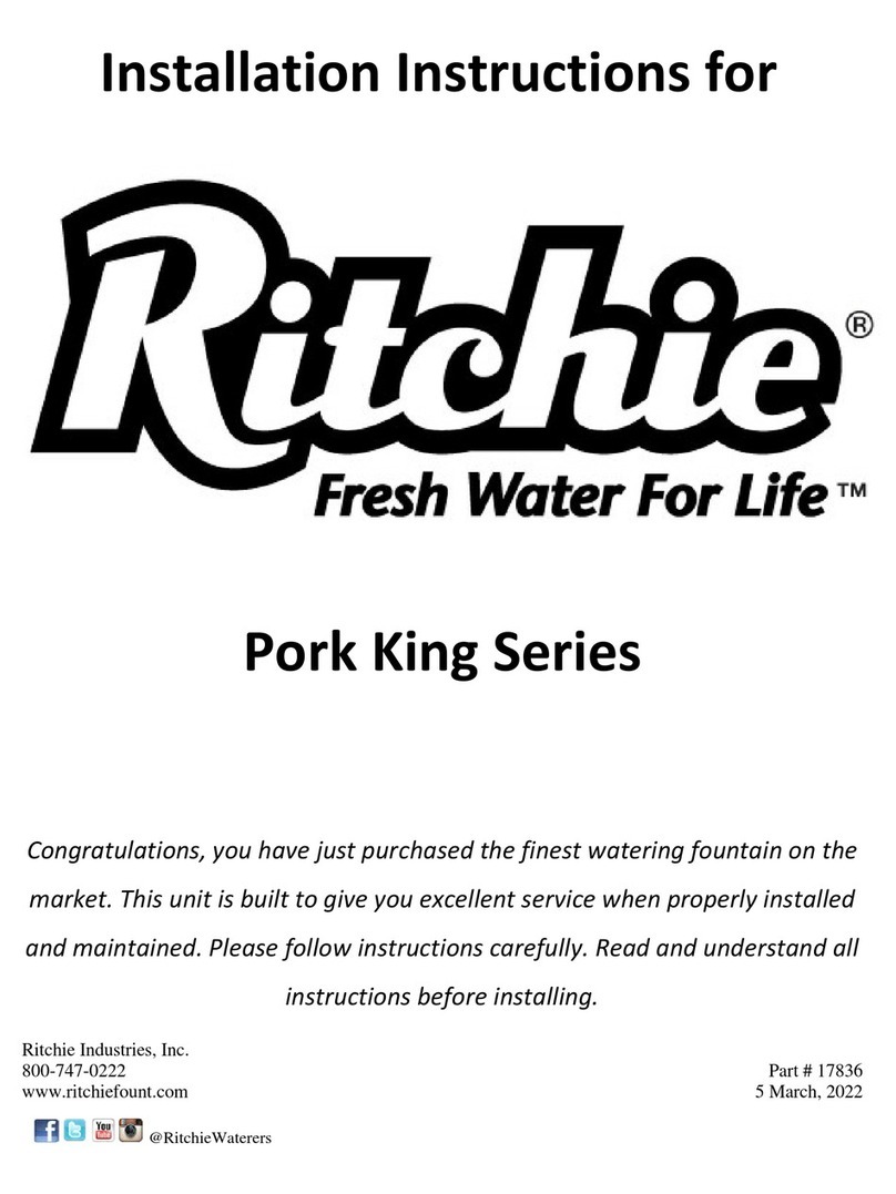 Ritchie Pork King Series User manual