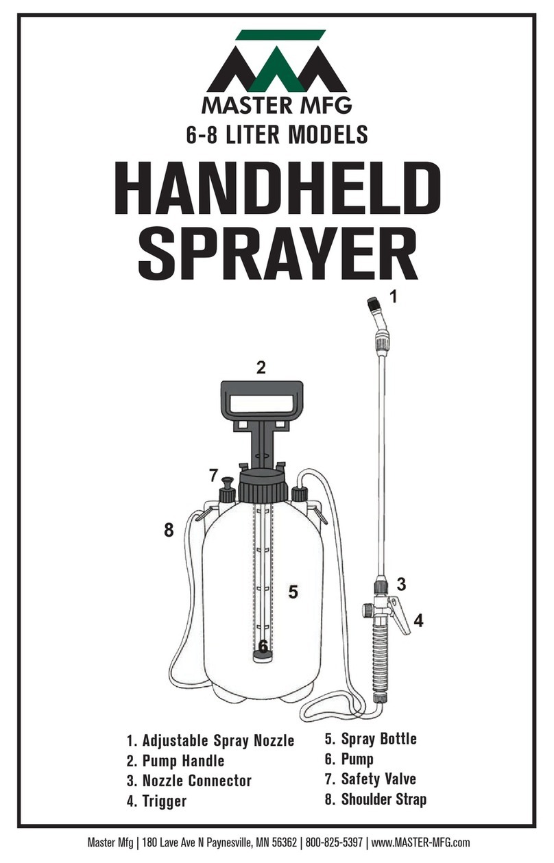 Master MFG 90700008 User manual