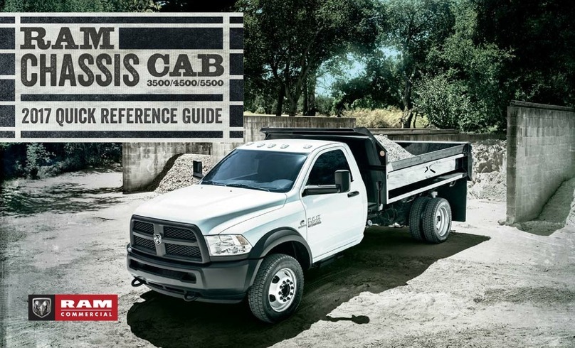RAM CHASSIS CAB 3500 2017 Quick reference guide RAM CHASSIS CAB 3500 2017 Quick reference guide