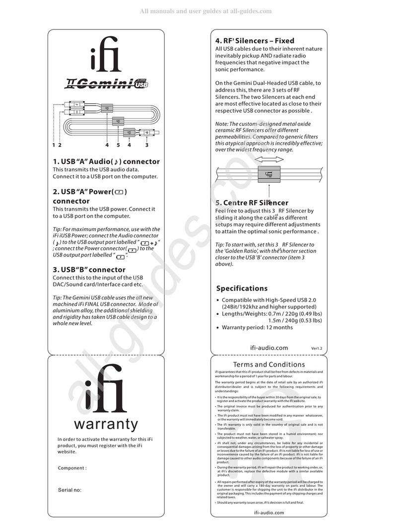 ifi II Gemini quick start guide