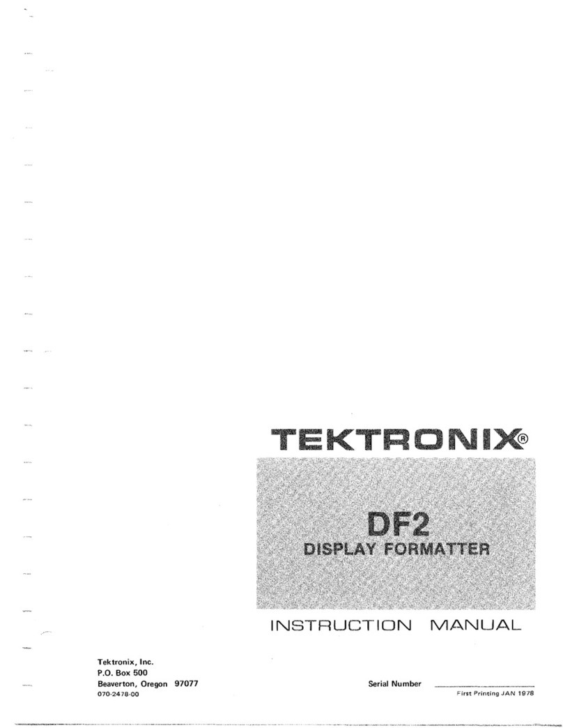 Tektronix DF2 User manual