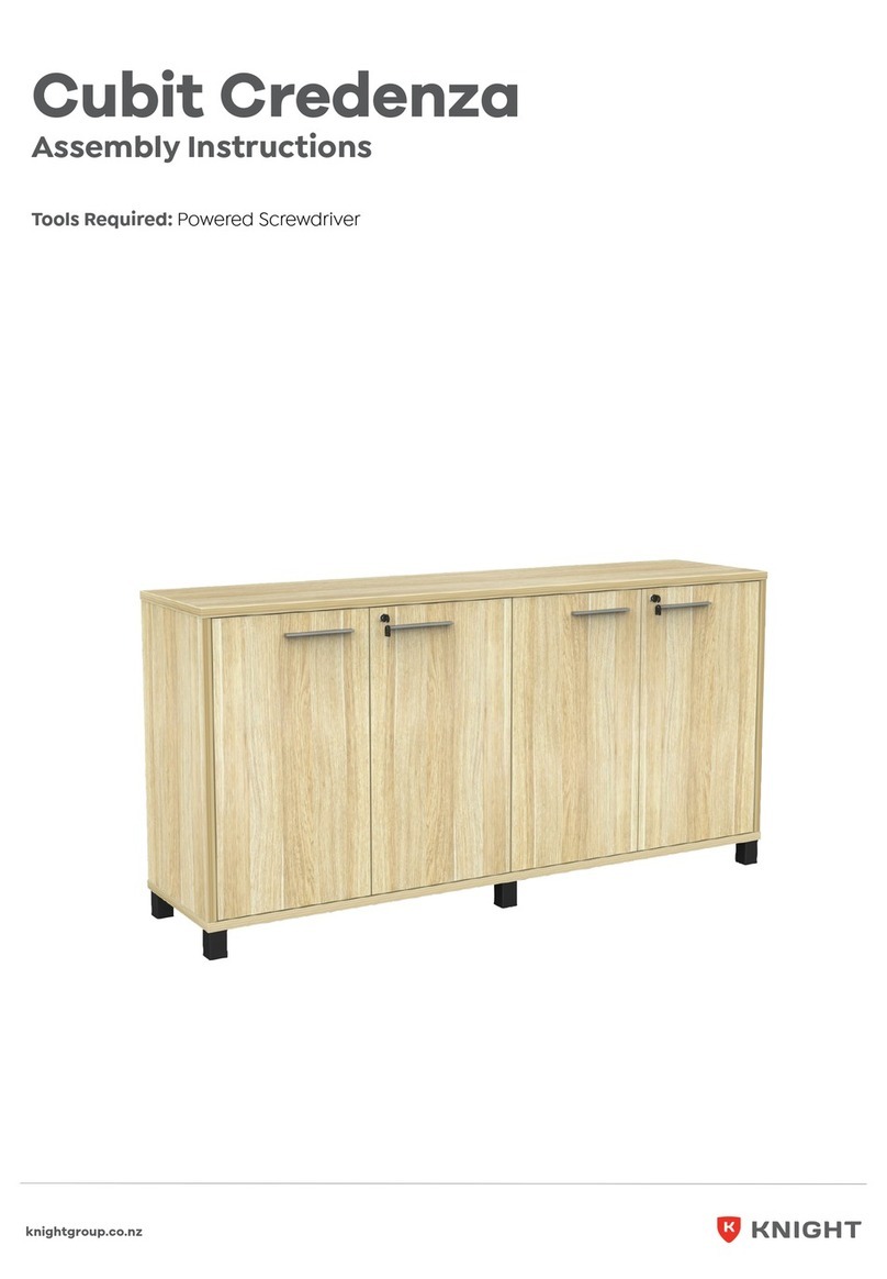 Knight Cubit Credenza Assembly instructions