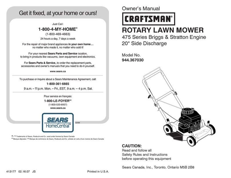 Craftsman 944.367030 owner's manual