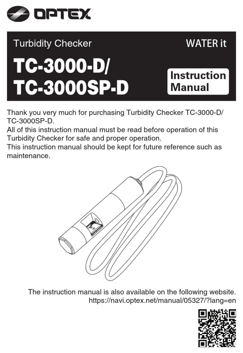 Optex Water It TC-3000-DI User manual