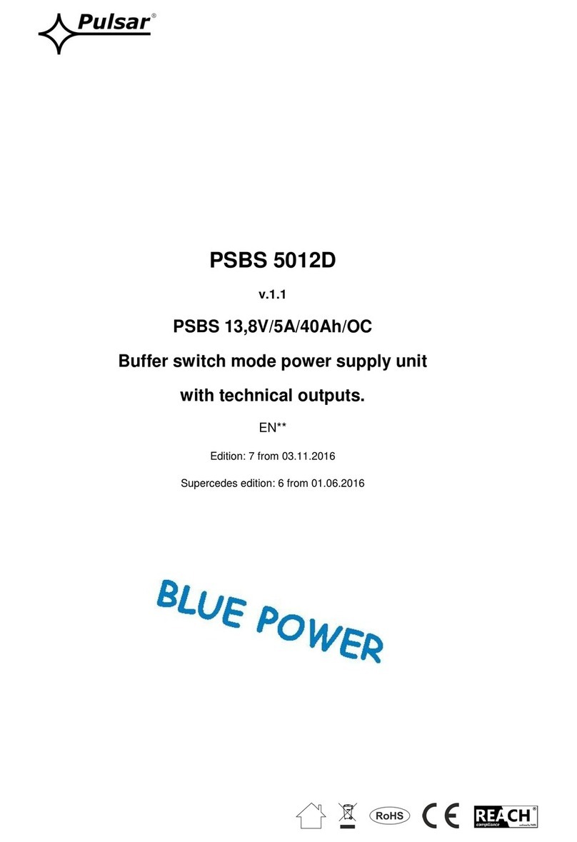 Pulsar PSBS 5012D User manual