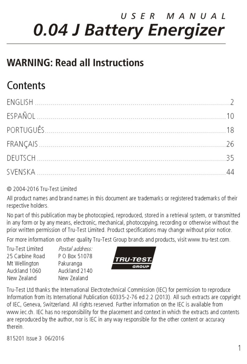 Tru-Test 0.04 J user manual