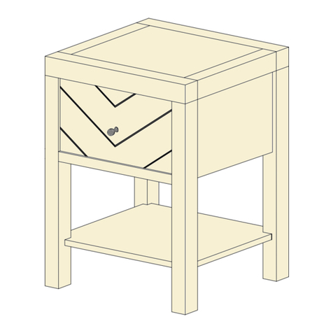 feather&black Maya Parquet Bedside Assembly instructions feather&black Maya Parquet Bedside Assembly instructions
