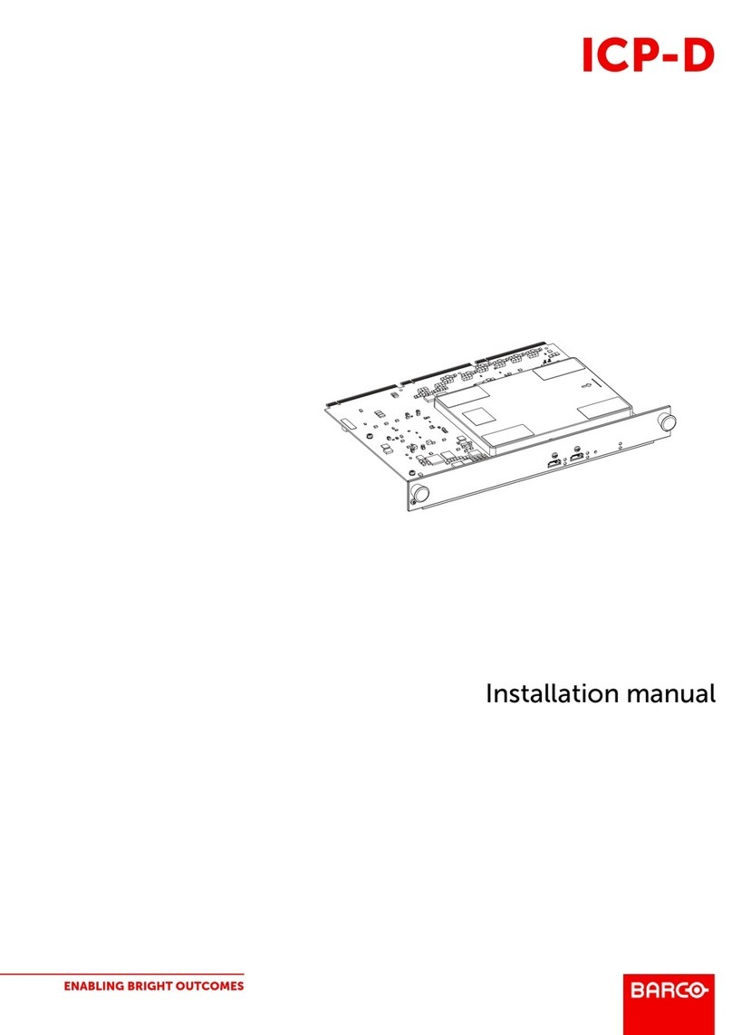 Barco ICP-D User manual Barco ICP-D User manual