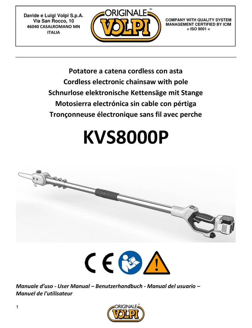 Volpi KVS8000P User manual