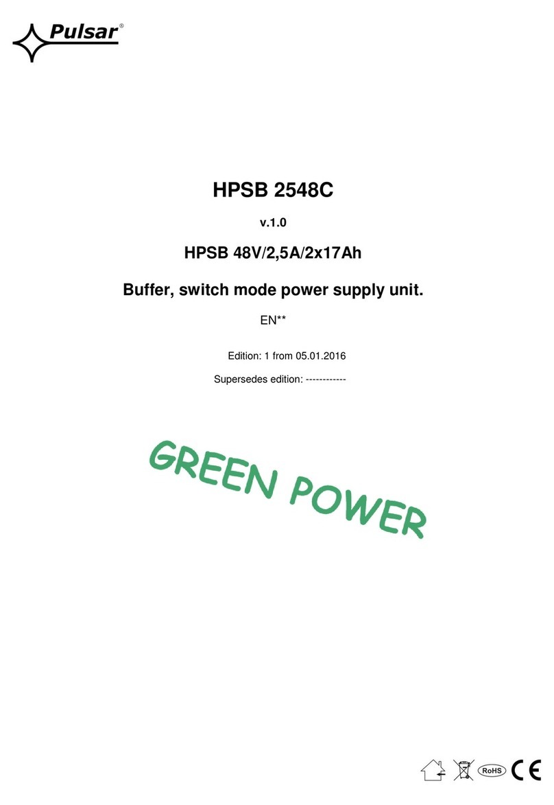 Pulsar Green Power HPSB 2548C User manual