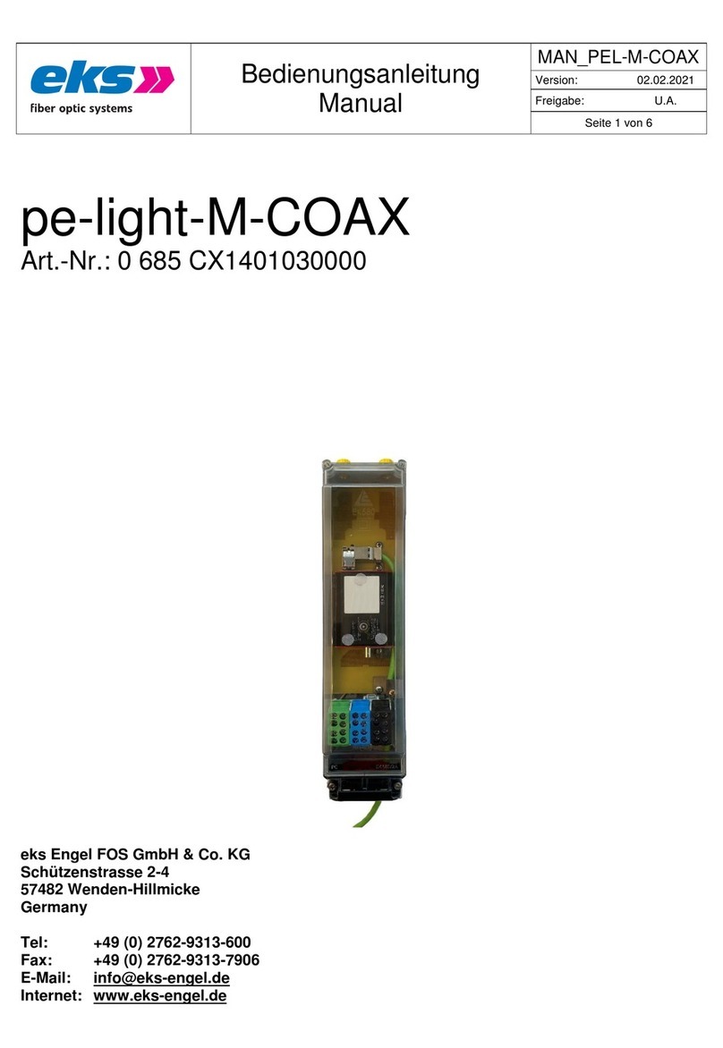 eks pe-light-M-COAX manual